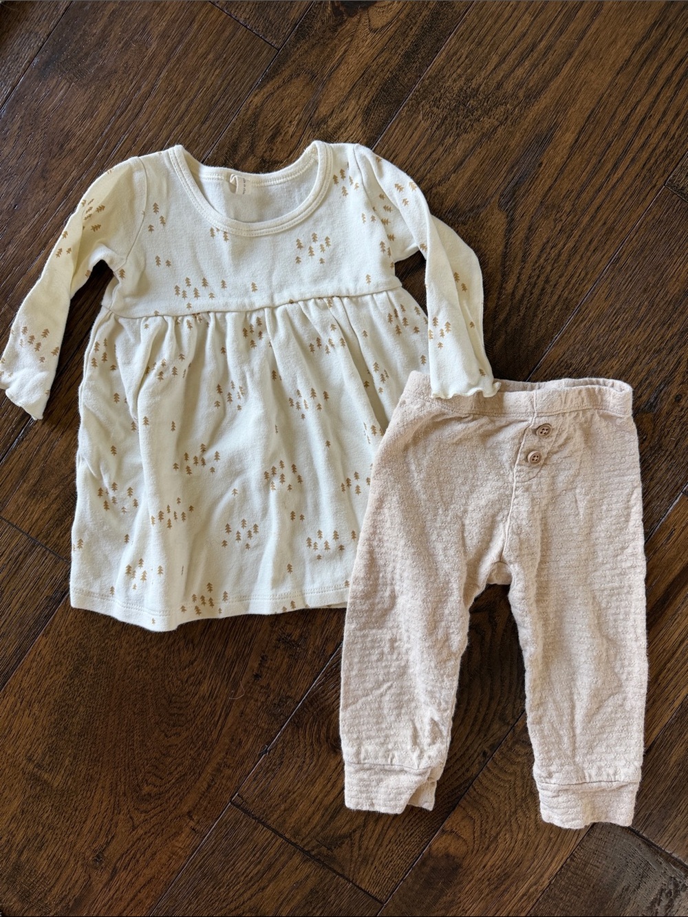 Quincy Mae Tree Dress + Pointelle Pants